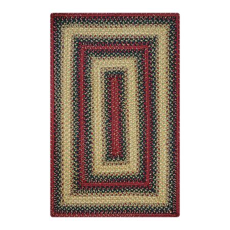 HOMESPICE DECOR 11 x 36 in. Highland Oval Table Runner - Multicolor 571793